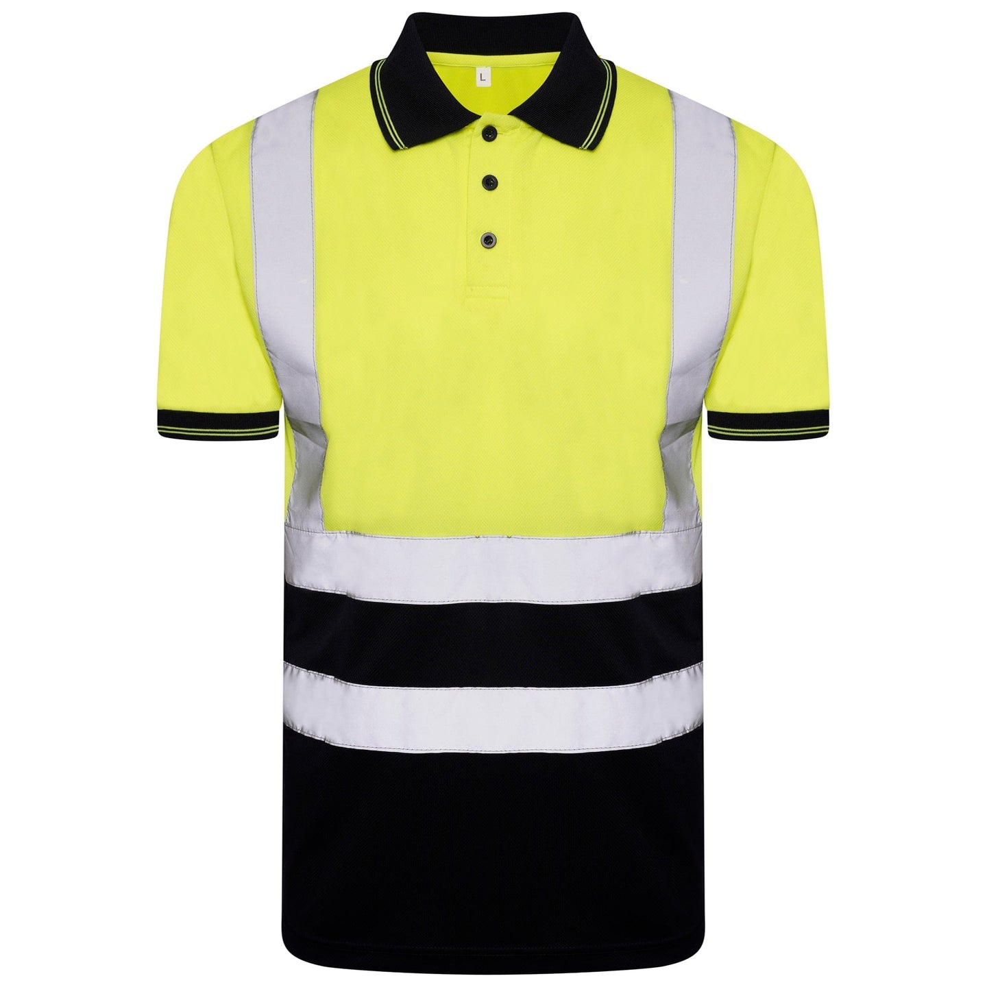 Aviator London S / YELLOW/NAVY ISO 20471 Class 2 Polo Shirt Yellow/Navy