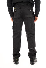 Load image into Gallery viewer, Aviator London Track Pants Heavy Duty Work Trousers Black
