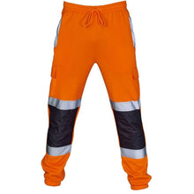 Load image into Gallery viewer, EN ISO 20471 Hi Vis Orange/Navy Jogging Bottom - Aviator London
