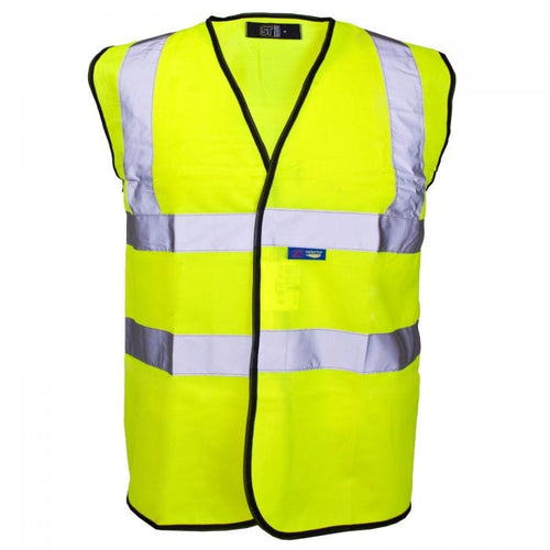 Aviator London Yellow / SMALL High Visibility Waistcoat Vest - Yellow