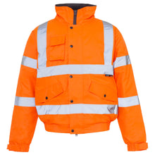 Load image into Gallery viewer, Supertouch Jacket Hi Vis Standard Storm Bomber Jacket Orange
