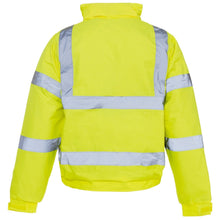 Load image into Gallery viewer, Supertouch Jacket Hi Vis Standard Storm Bomber Jacket Yellow
